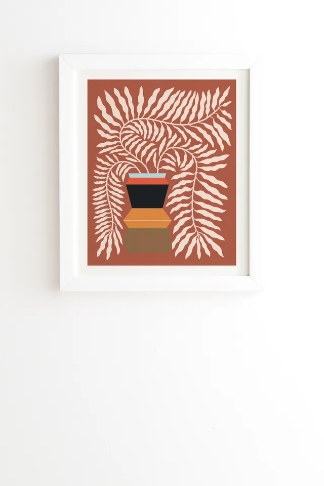 Nude by Jae Polgar - Framed Wall Art Basic White 12" x 12"