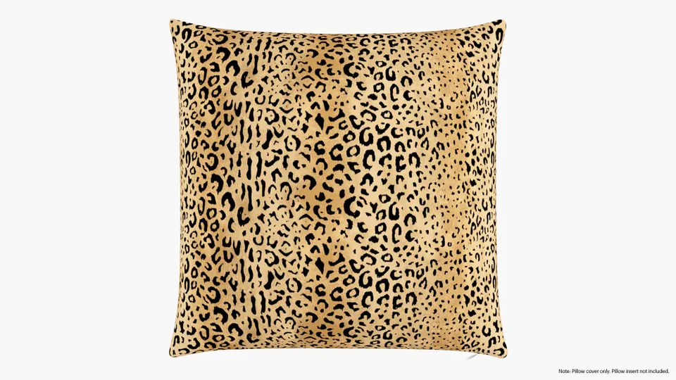 Throw Pillow Cover 26", Leopard, 26" x 26"