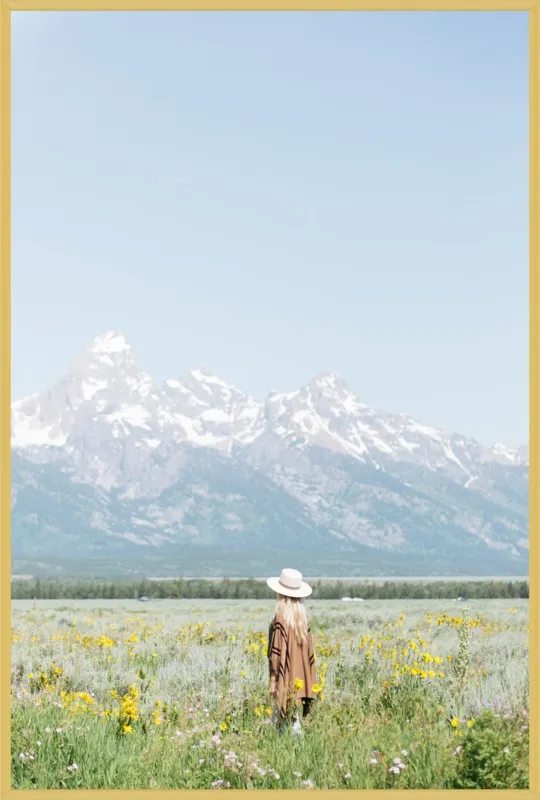 Wildflower Field Wyoming by Carley Rudd for Artfully Walls