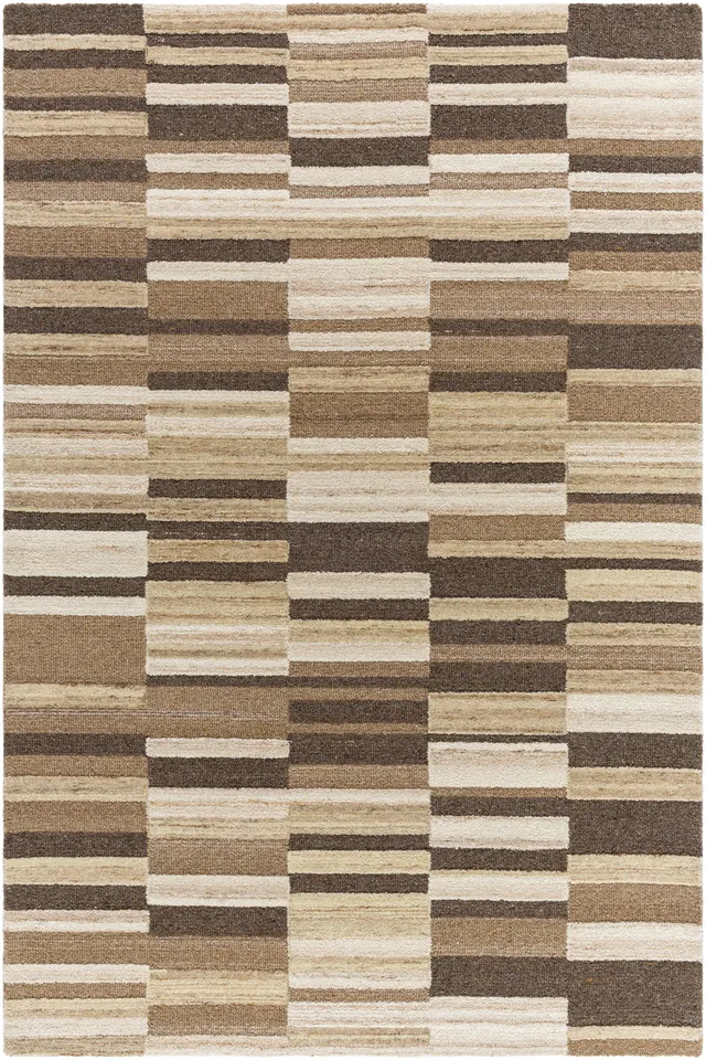 La Puna Brown Indoor 2' x 3' Handmade Rug