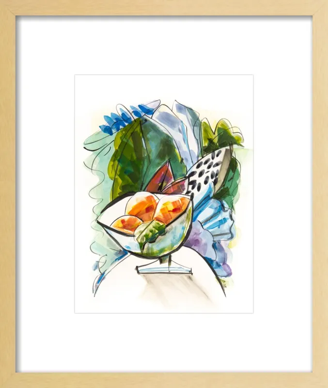 Still life with oranges by Becky Aubry for Artfully Walls