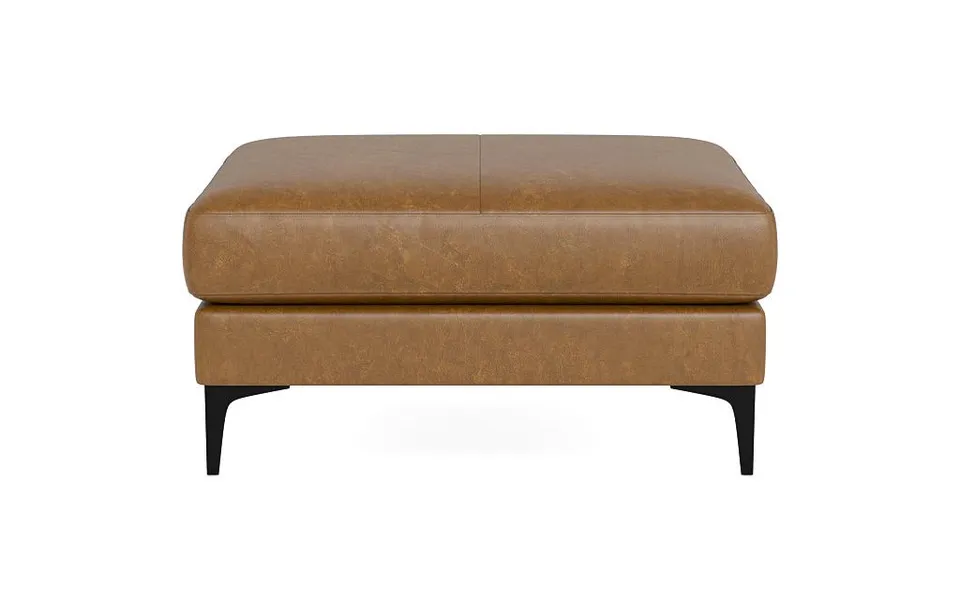 Winslow Leather Rectangular Ottoman