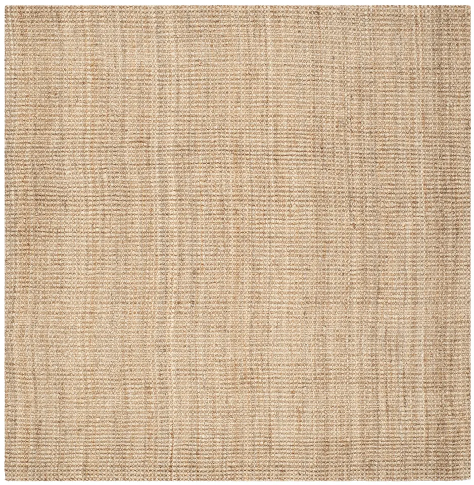 Arlo Home Hand Woven Area Rug, NF730C, Natural,  7' X 7' Square