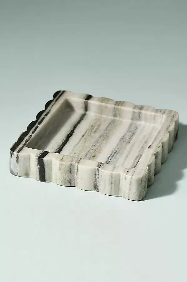 Marble Scalloped Trinket