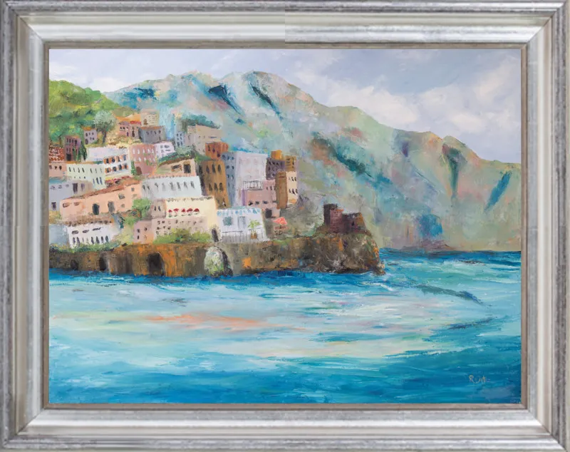 Amalfi Coast by Renee A Ortiz for Artfully Walls