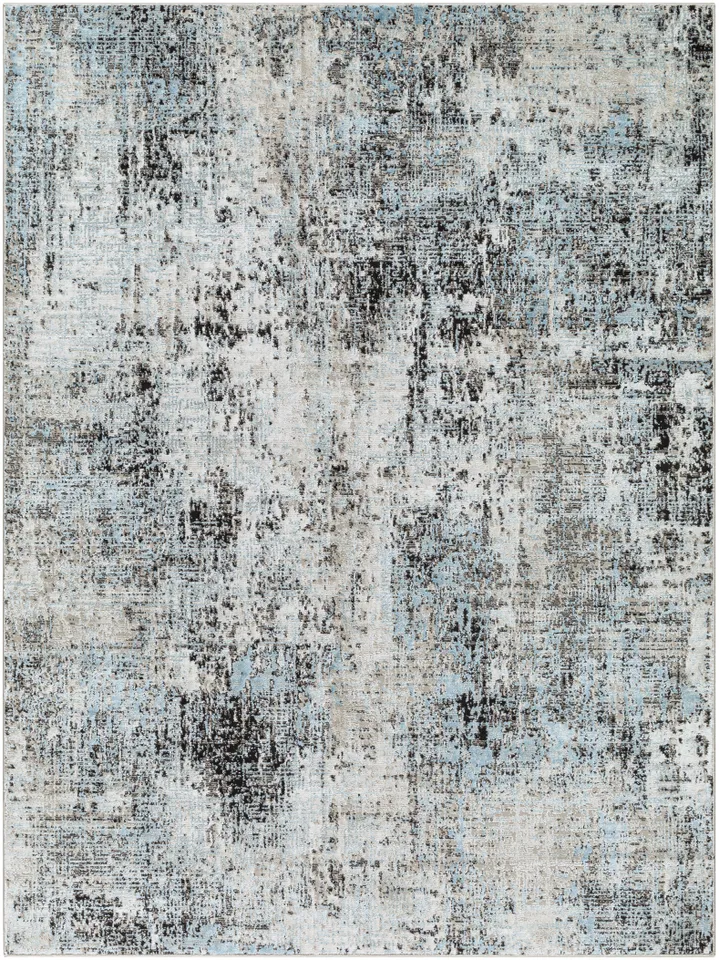 Allegro Gray Indoor 7'10" x 10' Machine Woven Rug