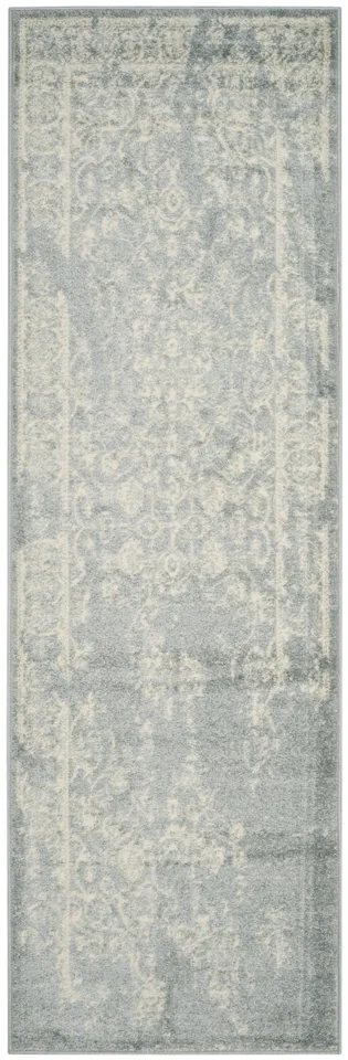 Arlo Home Woven Area Rug, ADR101T, Slate/Ivory,  2' 6" X 8'