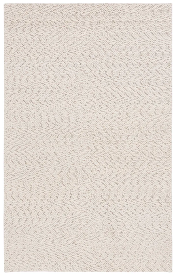 Safavieh Couture Natura Collection Hand Tufted Area Rug, Ivory, 5' x 8'