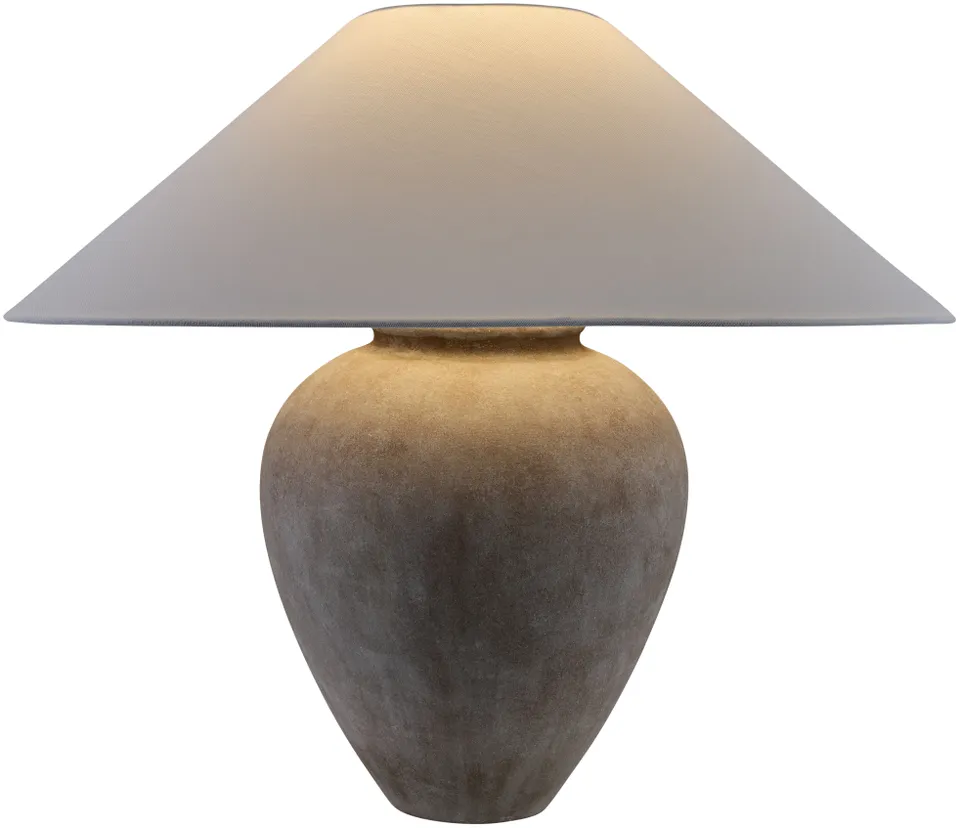 Camden Ford  Glazed 22"H x 25"W x 25"D Accent Table Lamp