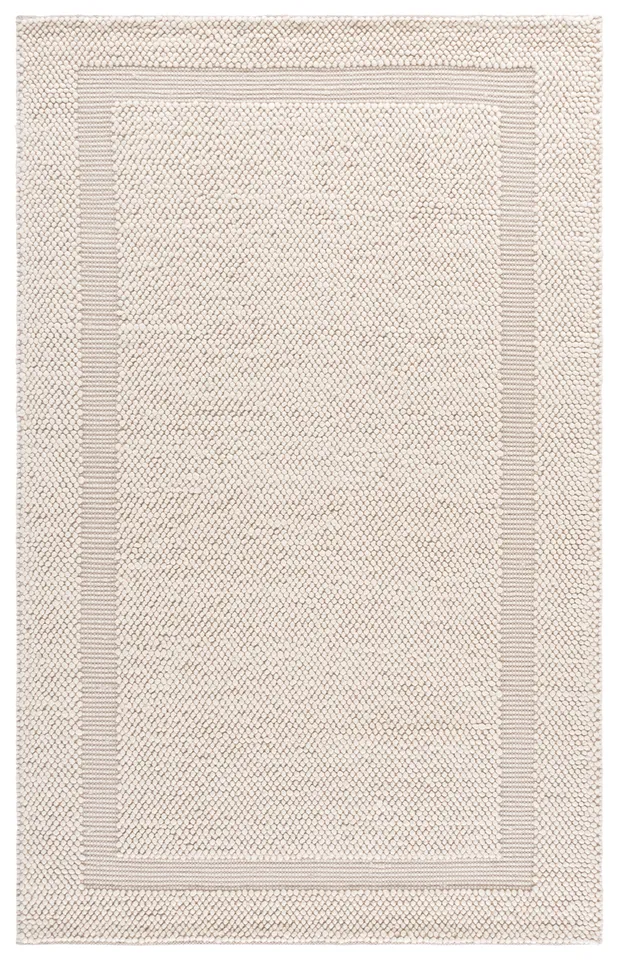 Safavieh Couture Natura Collection Hand Woven Area Rug, Ivory, 5' x 8'