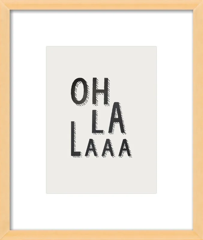 Oh la la by Lonneke de Roos - Kind of Style for Artfully Walls