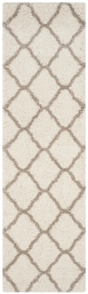 Arlo Home Woven Area Rug, SGH283D, Ivory/Beige,  2' 3" X 12'