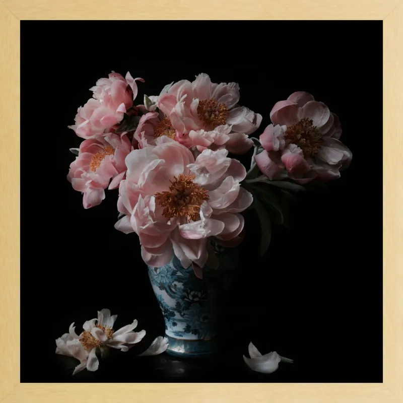Pink Peonies  by Lucy Snowe for Artfully Walls