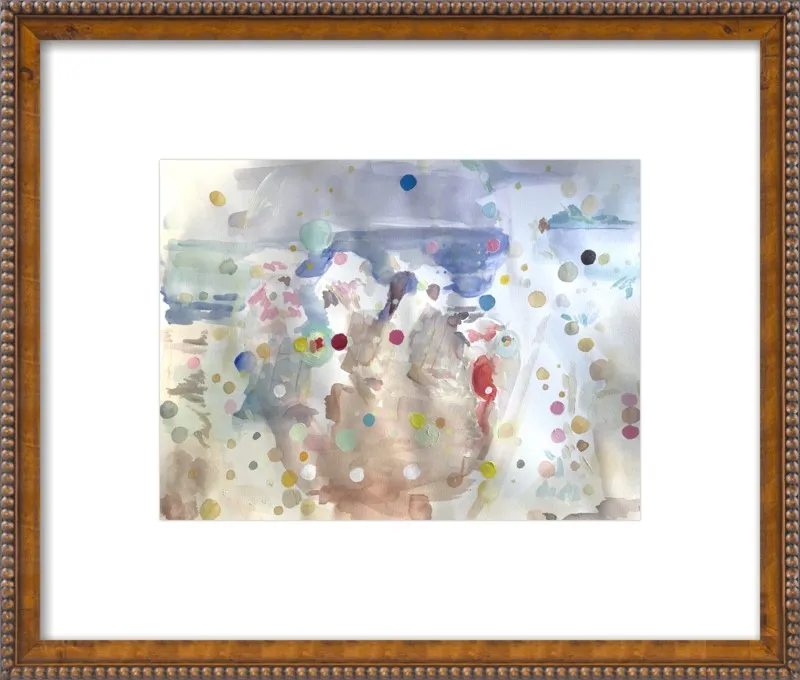 Beach scene (from memory)  by Hannah Dean for Artfully Walls