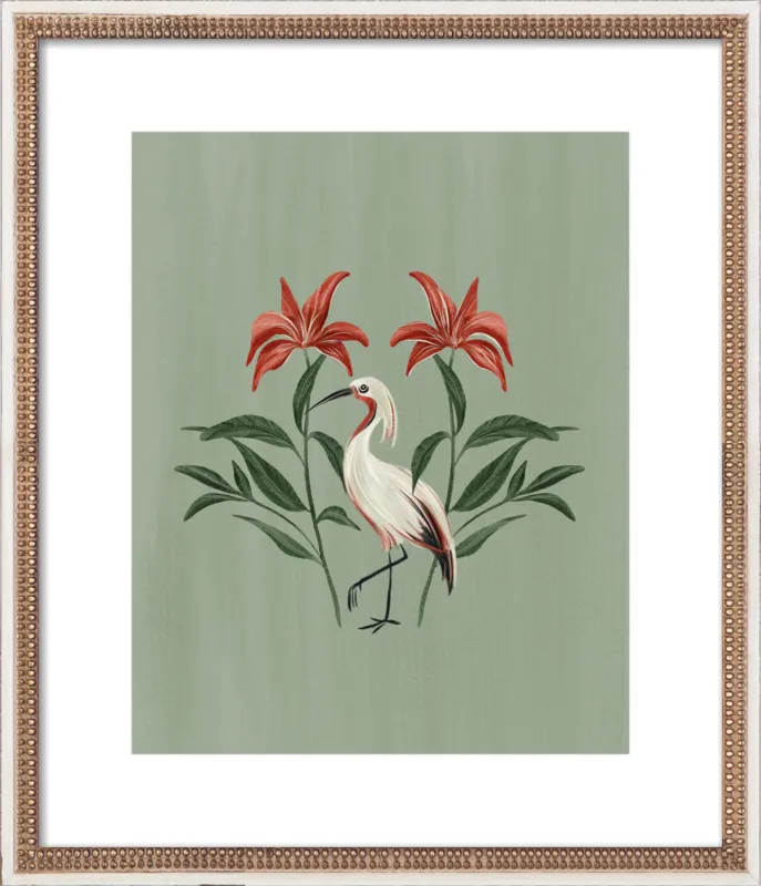 Tropical Crane by Nancy Noreth for Artfully Walls