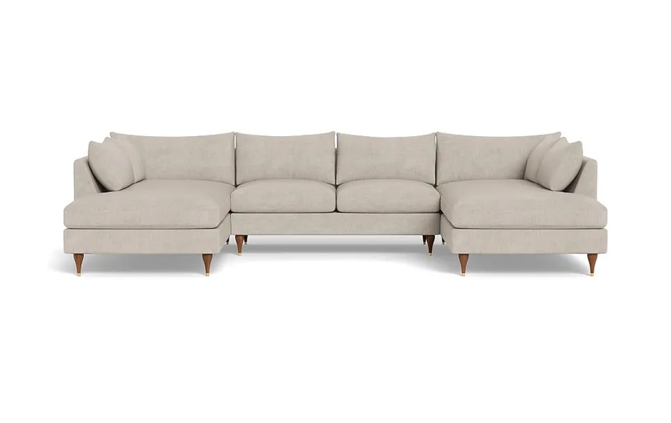 Sloan 3-Piece U-Bumper Sectional