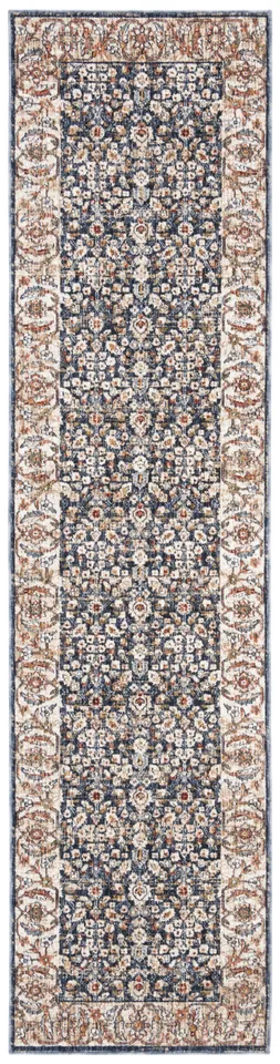 Lauren Ralph Lauren Collection Helena Rug, Navy/Beige, 2'2" x 8'