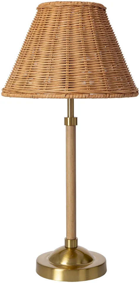 Xander  Bleached 20"H x 10"W x 10"D Accent Table Lamp