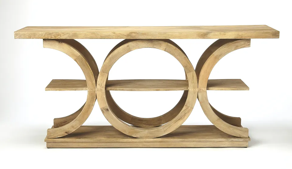 Stowe Natural Mango Console Table