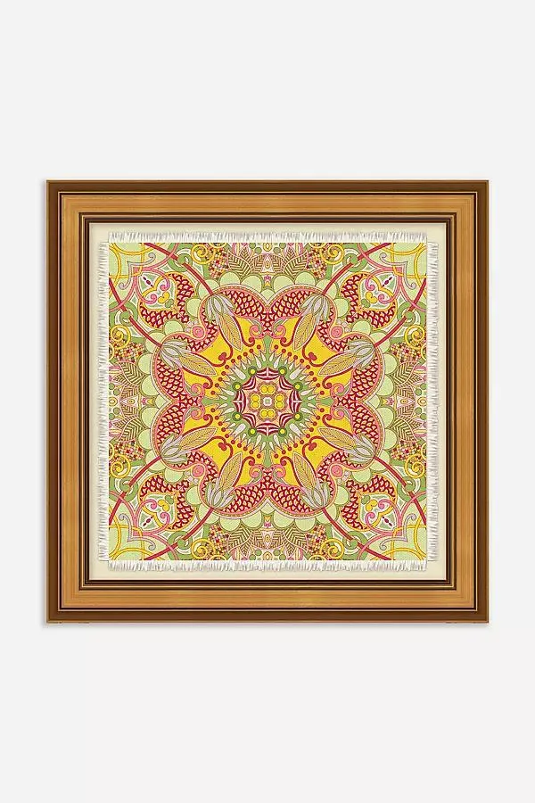 Patterned Scarf Multicolor Wall Art