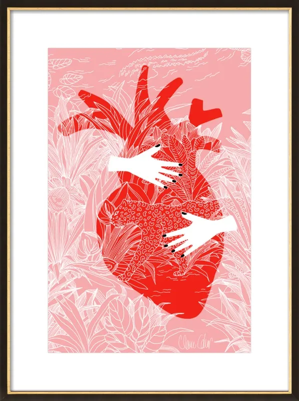 REFUGE ROSE by Claire Colin for Artfully Walls