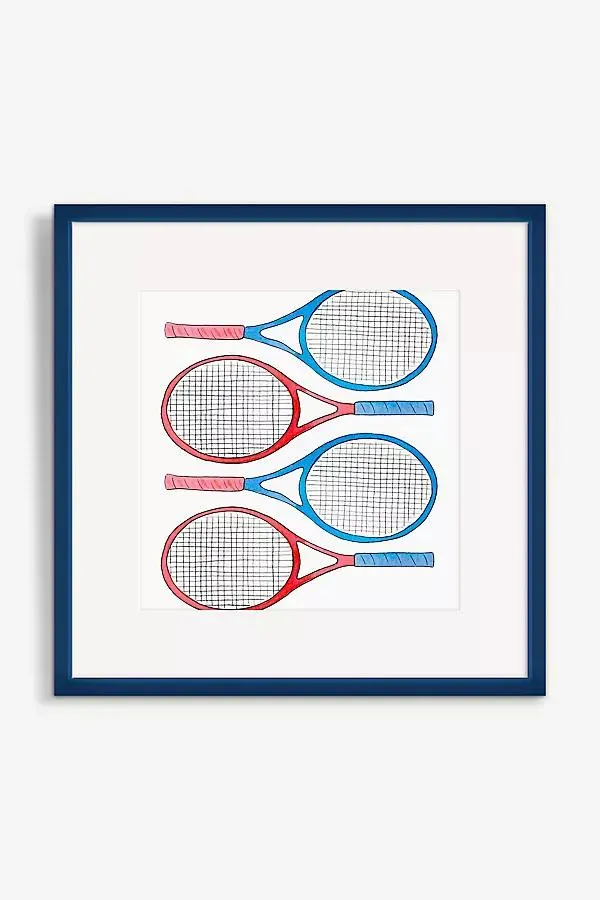 Tennis Racquets Wall Art