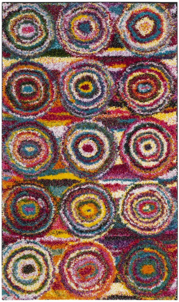 Arlo Home Woven Area Rug, FSG359M, Multi,  3' X 5'