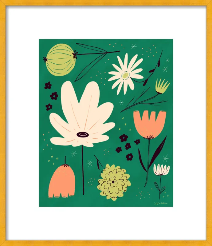Spring Flowers by Erin Wallace for Artfully Walls
