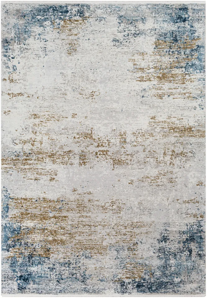 Solar Gray Indoor 9'9" x 14' Machine Woven Rug