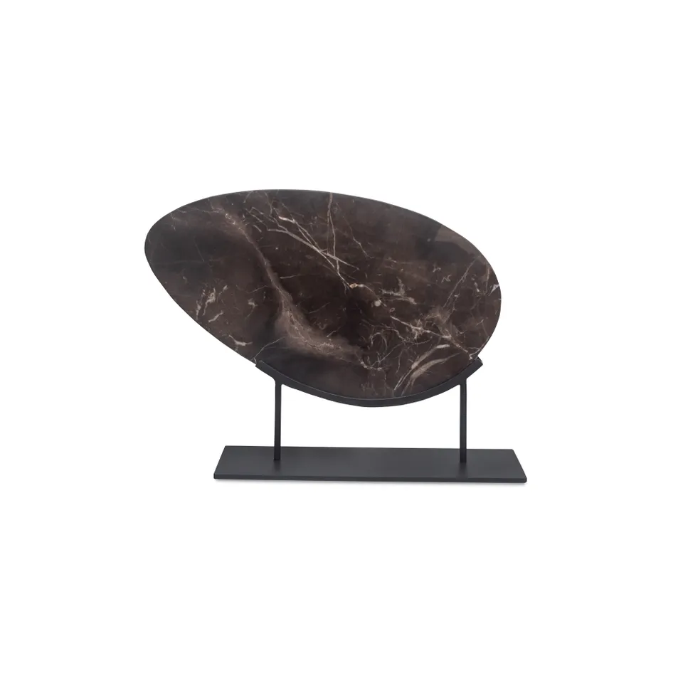 Galen Sculpture Saint Laurent Brown Marble