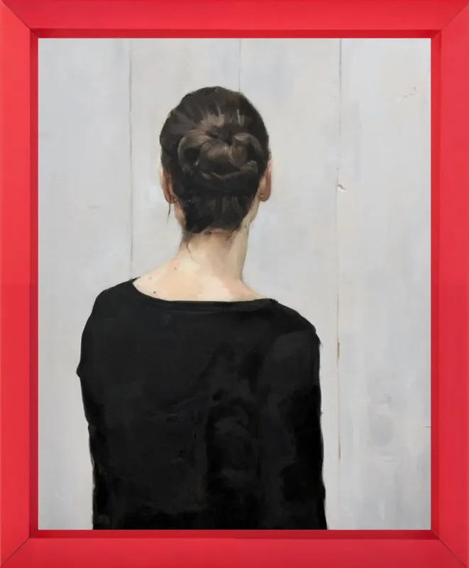 Portrait of a young woman by Philine van der Vegte for Artfully Walls