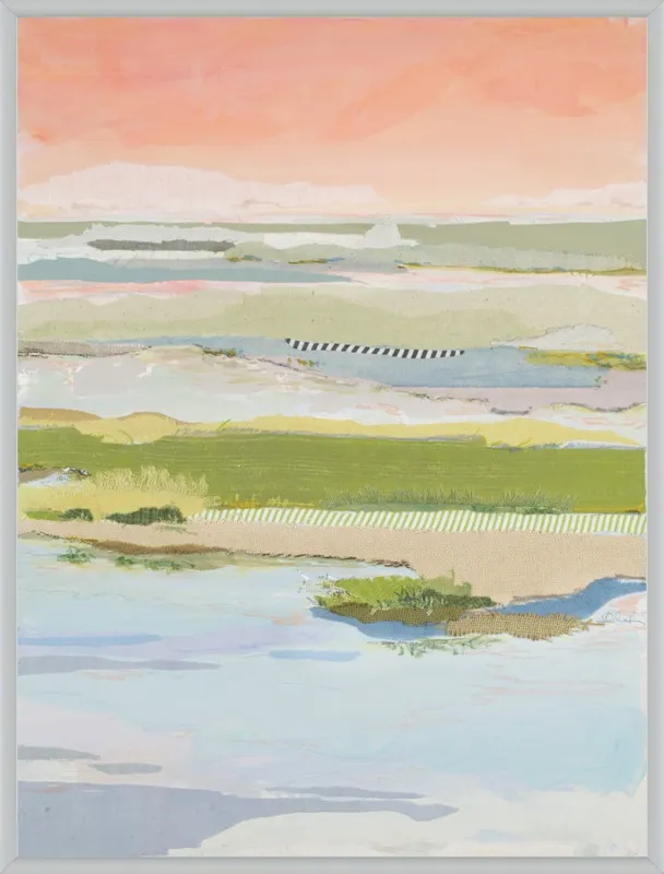 Marsh Blush East by Karin Olah for Artfully Walls