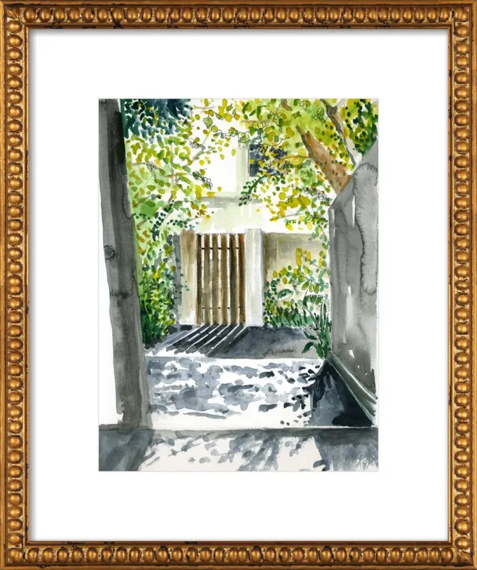 Garden Gate by Miri Eshet for Artfully Walls