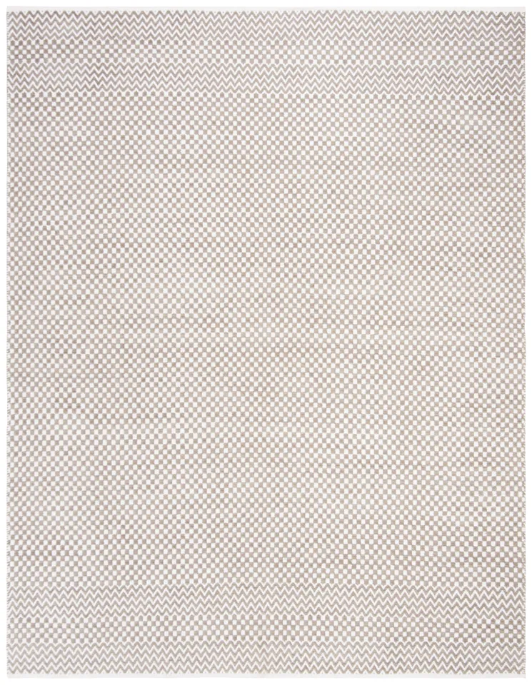 Arlo Home Hand Tufted Area Rug, BOS686E, Taupe,  8' X 10'