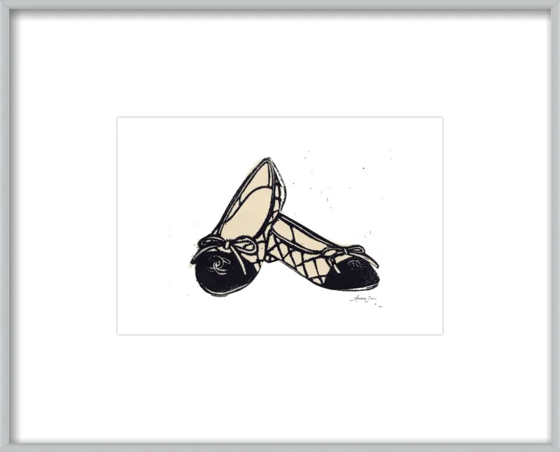 Chanel Ballet Flats by Anna See for Artfully Walls