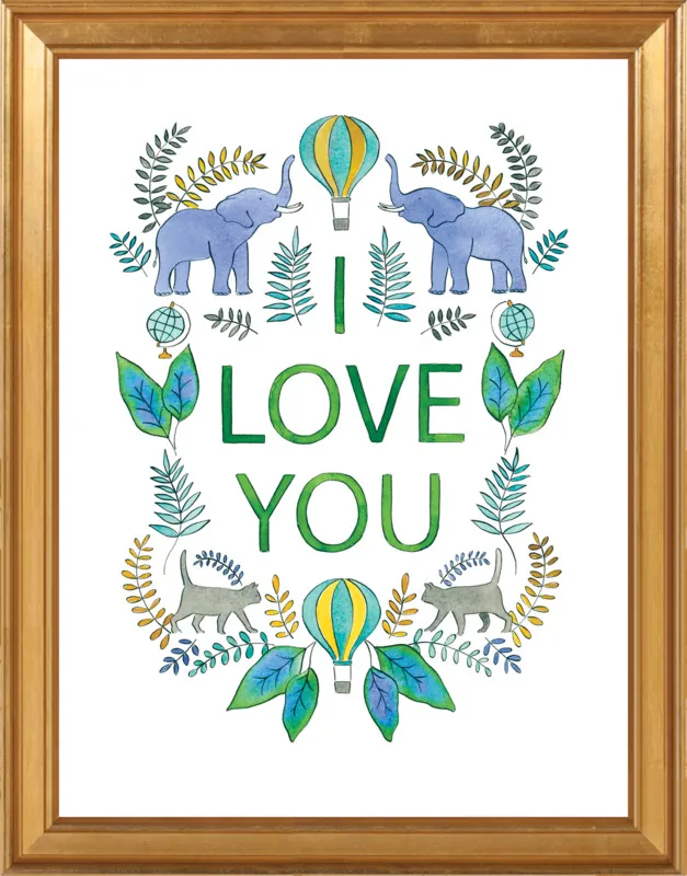 I Love You by Rachel Rogers for Artfully Walls