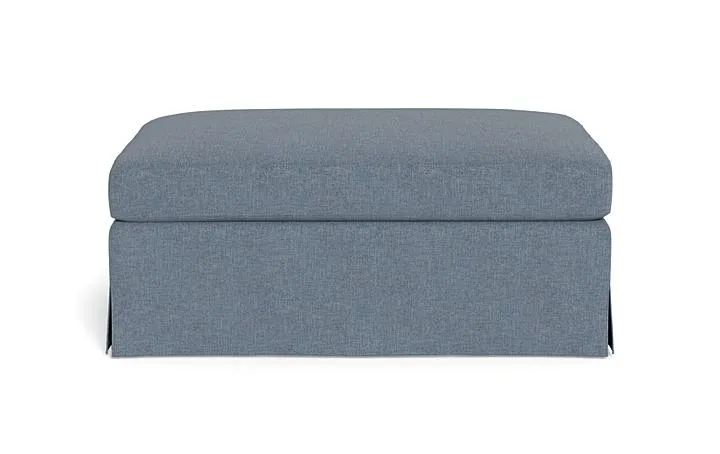 Sloan Slipcovered Ottoman