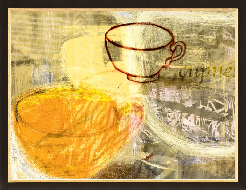 Still Life with Cups by Carmel Kushnir for Artfully Walls