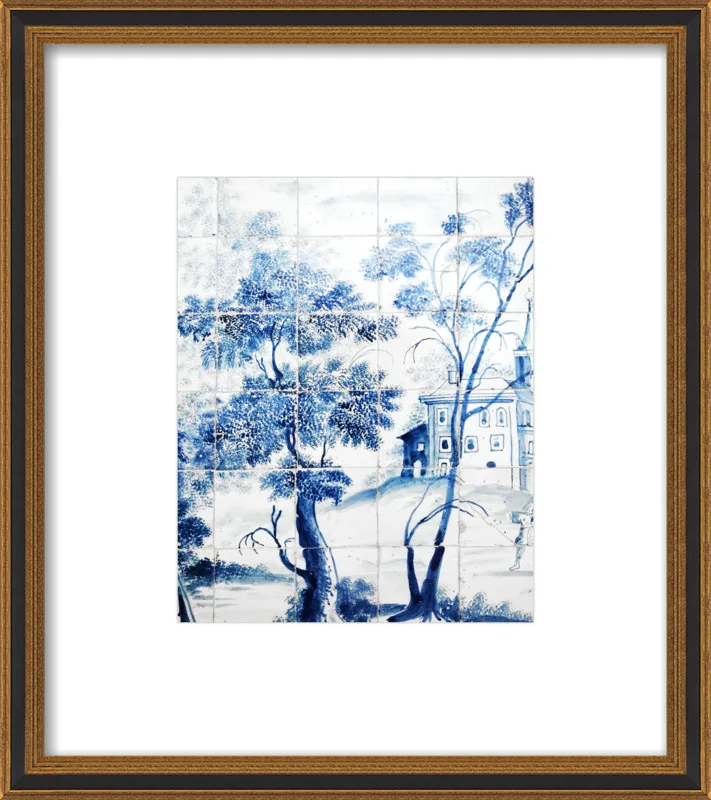 Lisbon Blue Tiles Two by Lupen Grainne for Artfully Walls
