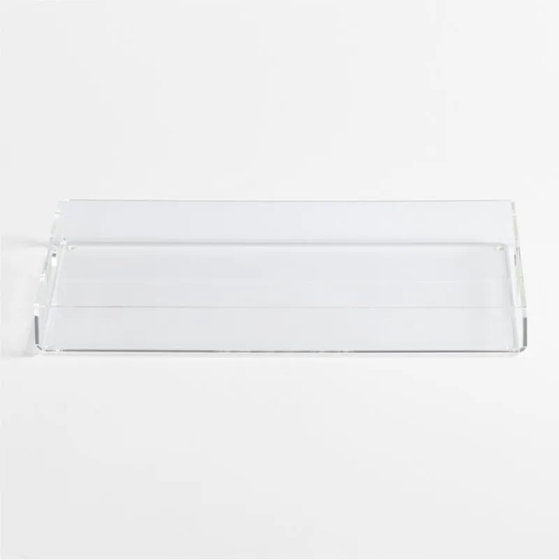Small Acrylic Decorative Tray 16"x10" Rectangle
