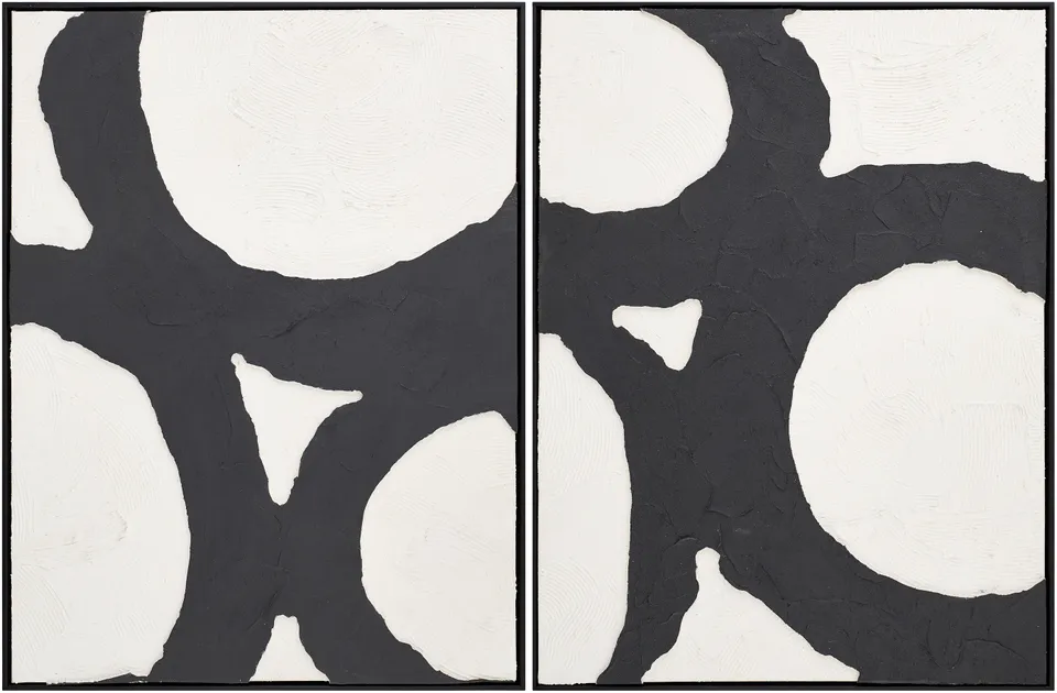 Circulos CIRC-001 32"H x 24"W x 2"D, 32"H x 24"W x 2"D Framed Art