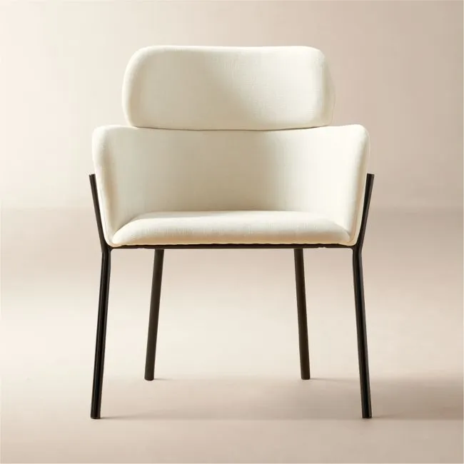 Azalea Cream Performance Fabric Dining Chair