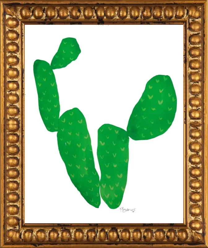 Green Cacti by Kate Roebuck for Artfully Walls