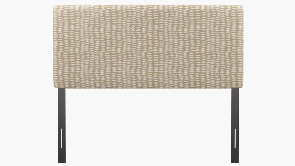 Square Back Headboard, Sand Odalisque, Queen