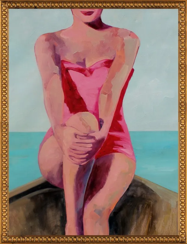 Woman in a Boat by T. S. Harris for Artfully Walls