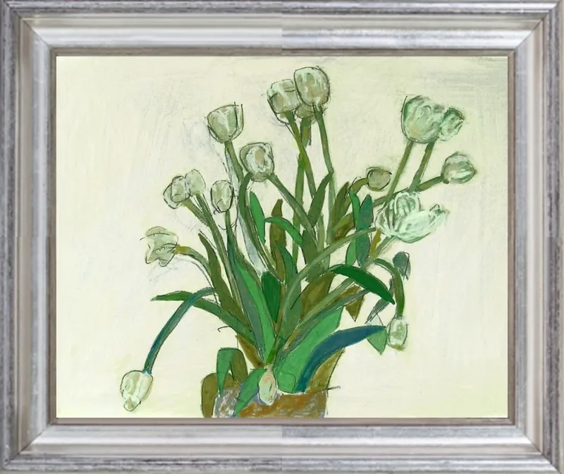 viridiflora tulip by Liz Innvar for Artfully Walls