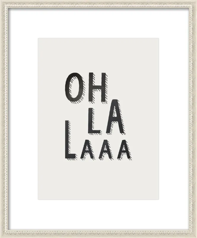 Oh la la by Lonneke de Roos - Kind of Style for Artfully Walls