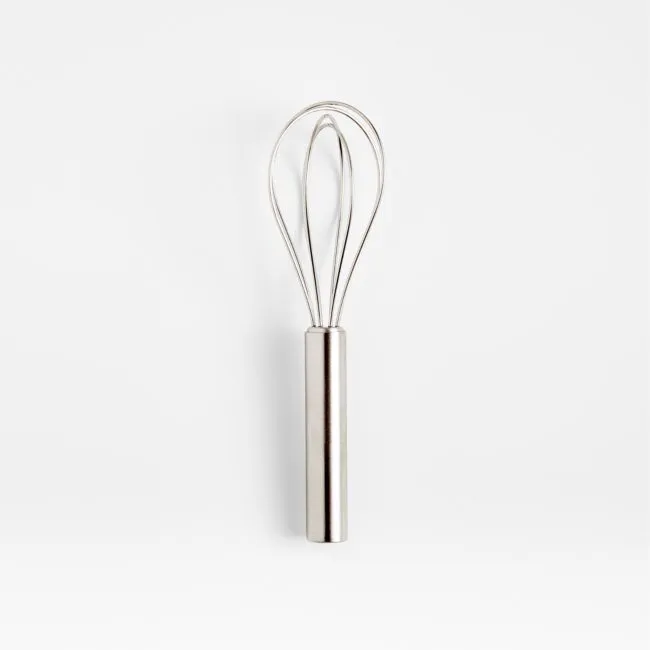 Crate & Barrel Stainless Steel 5" Mini Whisk
