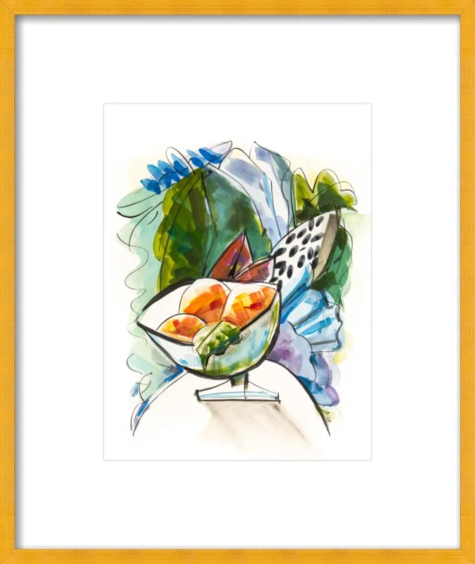 Still life with oranges by Becky Aubry for Artfully Walls