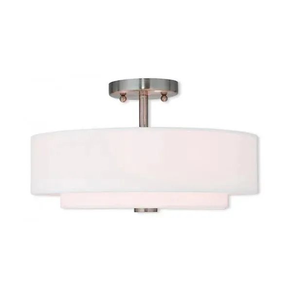 Maureen Double Semi-Flushmount